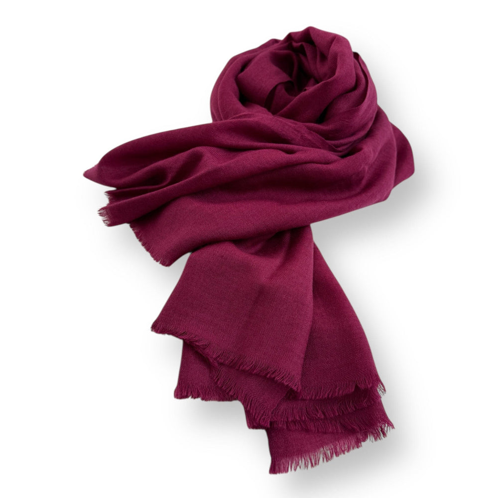 Scarves Australia Luxury Scarf 🍁Luxury Shawl - Deep Berry Cashmere
