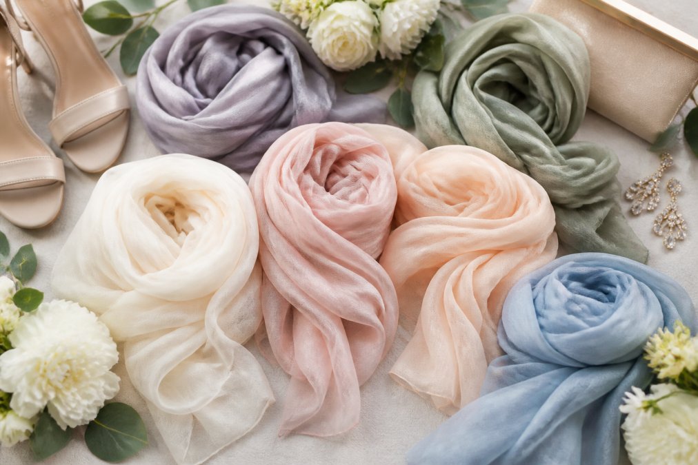 Best Lightweight Scarves for Summer Weddings
