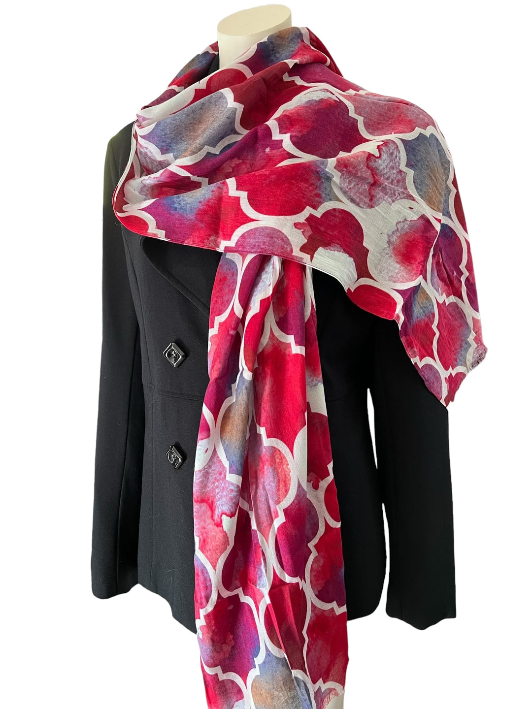 Red Scarves, Shawls, Wraps