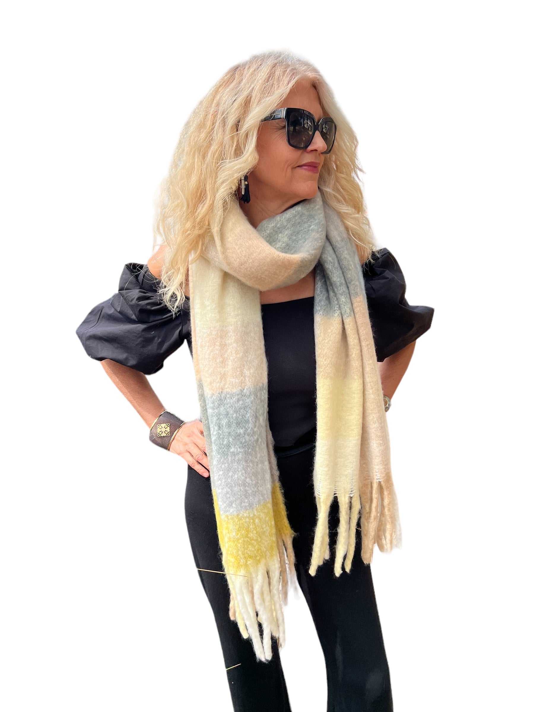 Plaid Scarves, Shawls, Wraps