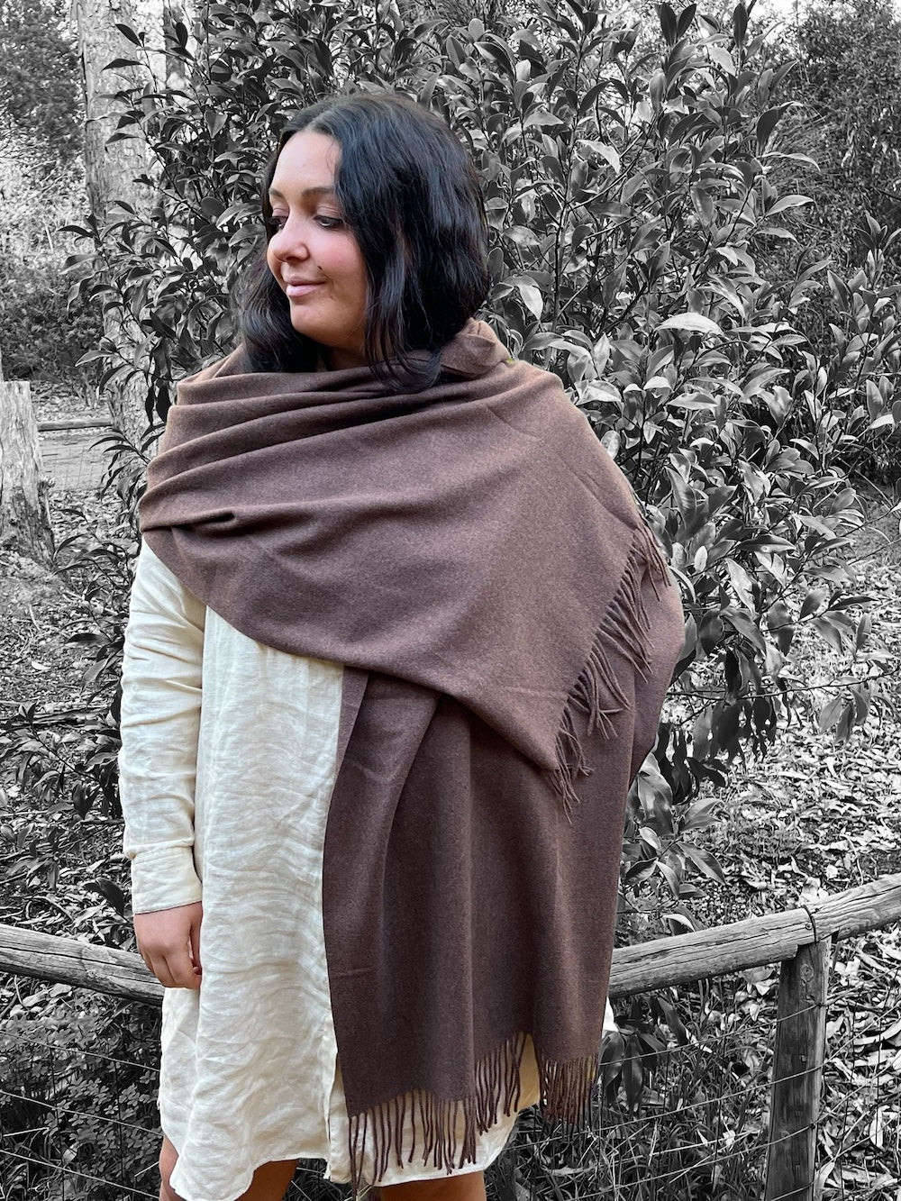 Chunky scarves, shawls, wraps