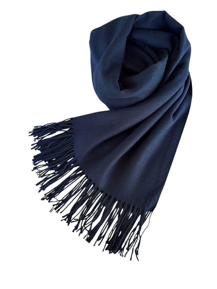 Pashmina Shawl - Luxurious Mazarine Blue