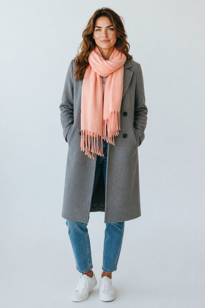 Pashmina Shawl - Tropical Peach