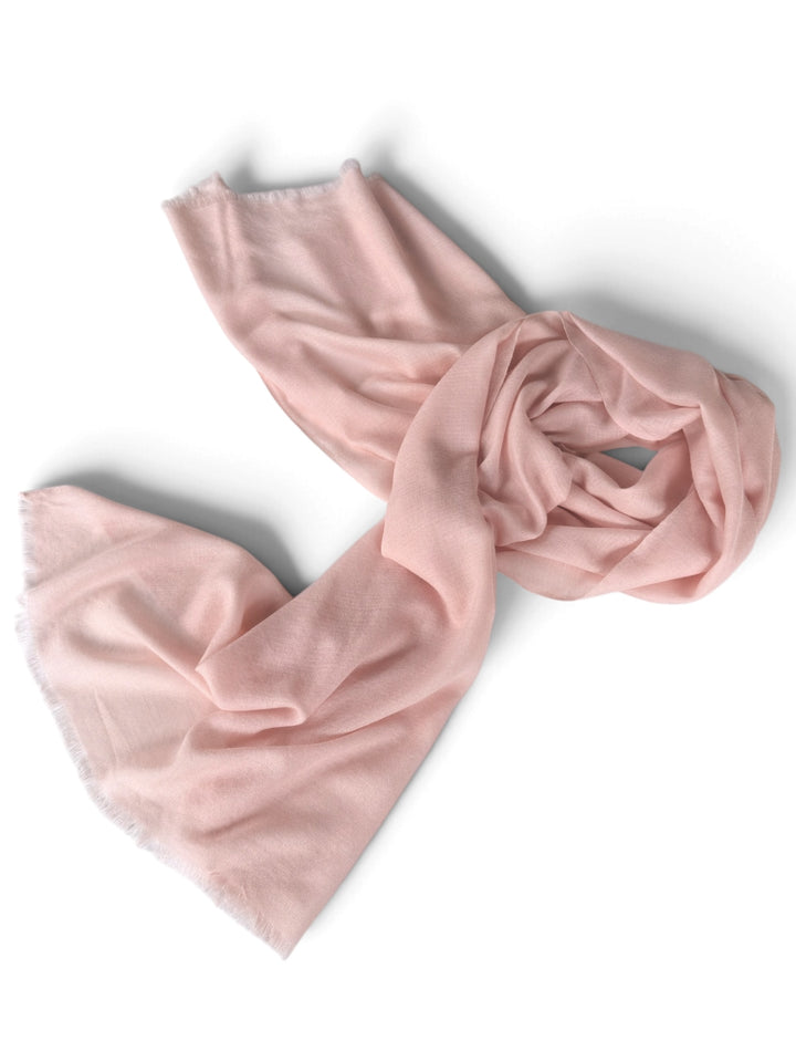Petal Pink Romance Cashmere Silk Shawl – Luxury Wedding Wrap