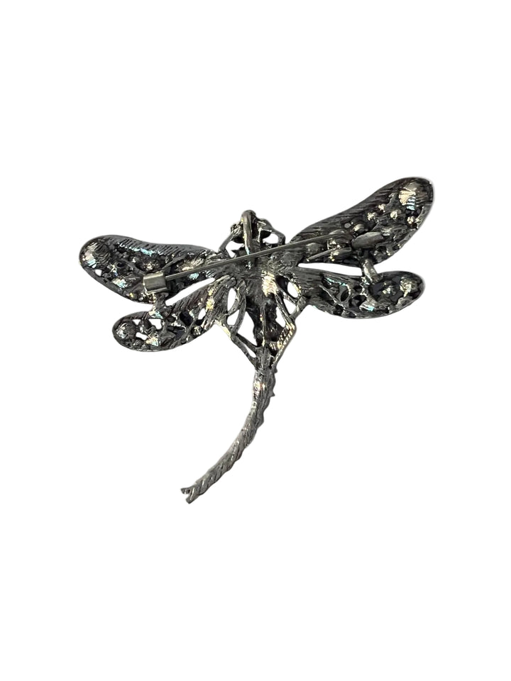 Dragonfly Brooch - Cobalt Blue