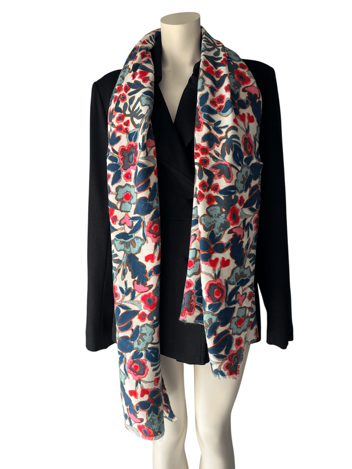 Scarves Australia Apparel & Accessories Floral Shawl Spring - Multicoloured