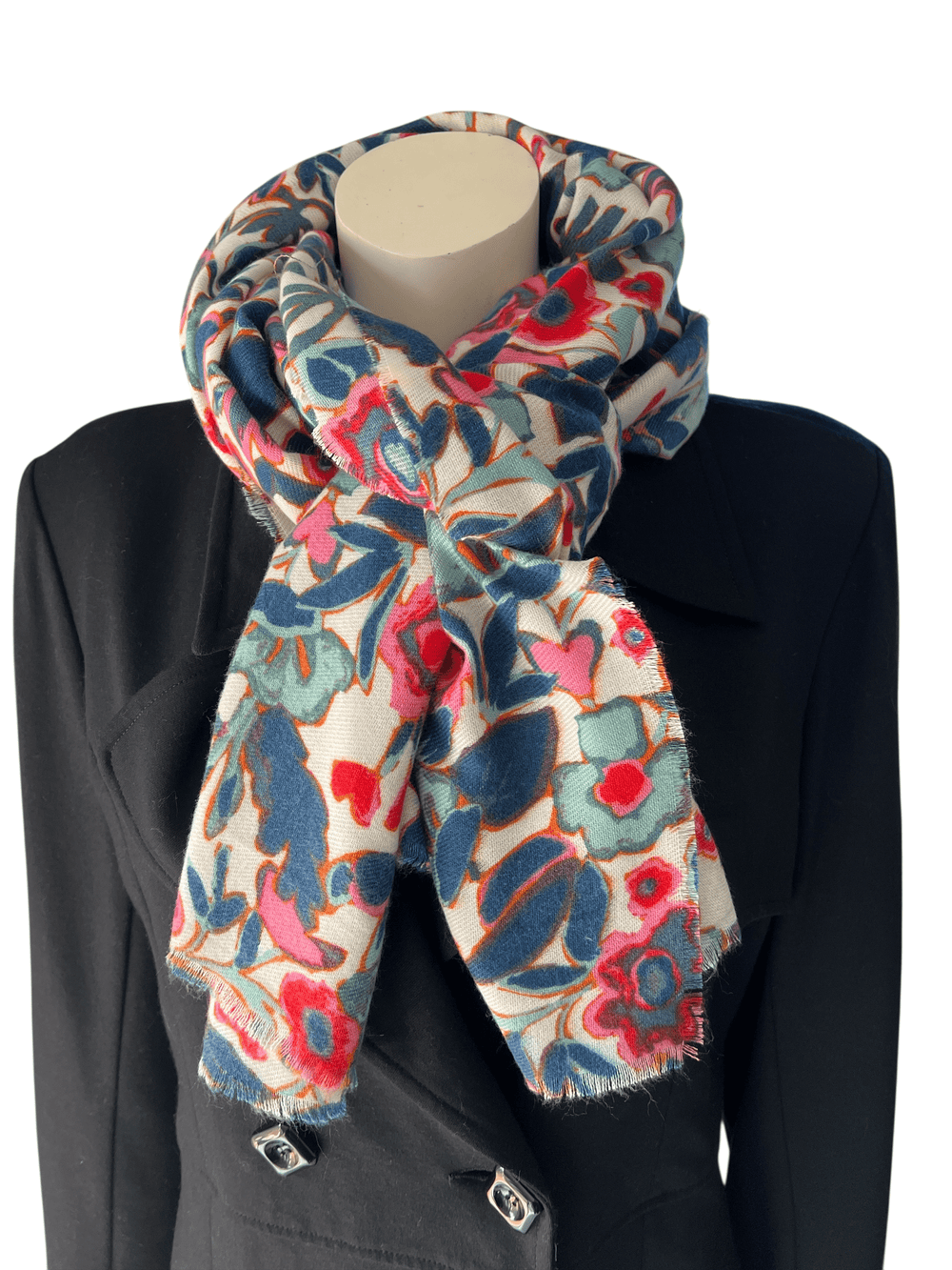 Scarves Australia Apparel & Accessories Floral Shawl Spring - Multicoloured