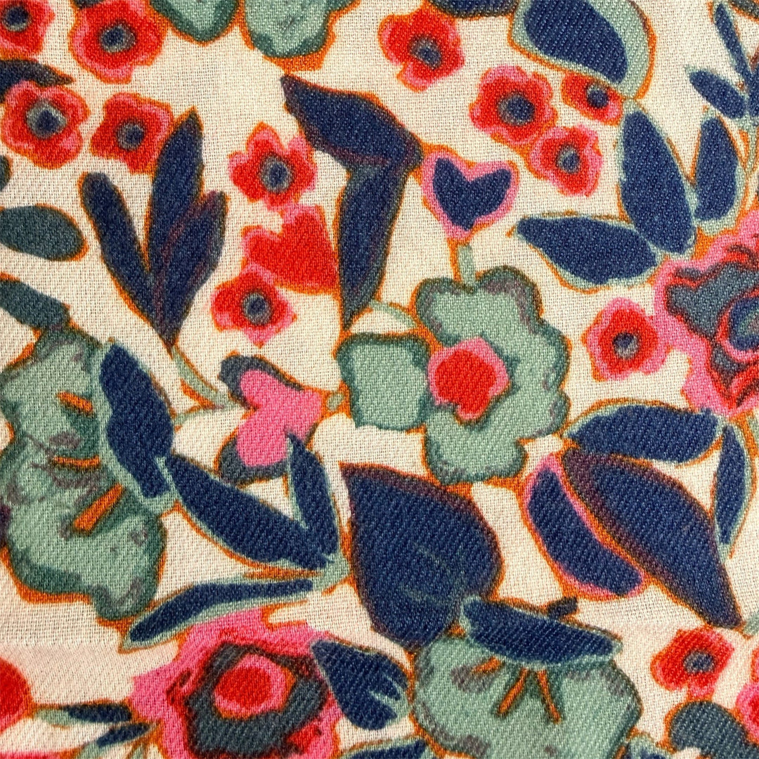 Scarves Australia Apparel & Accessories Floral Shawl Warm - Multicoloured