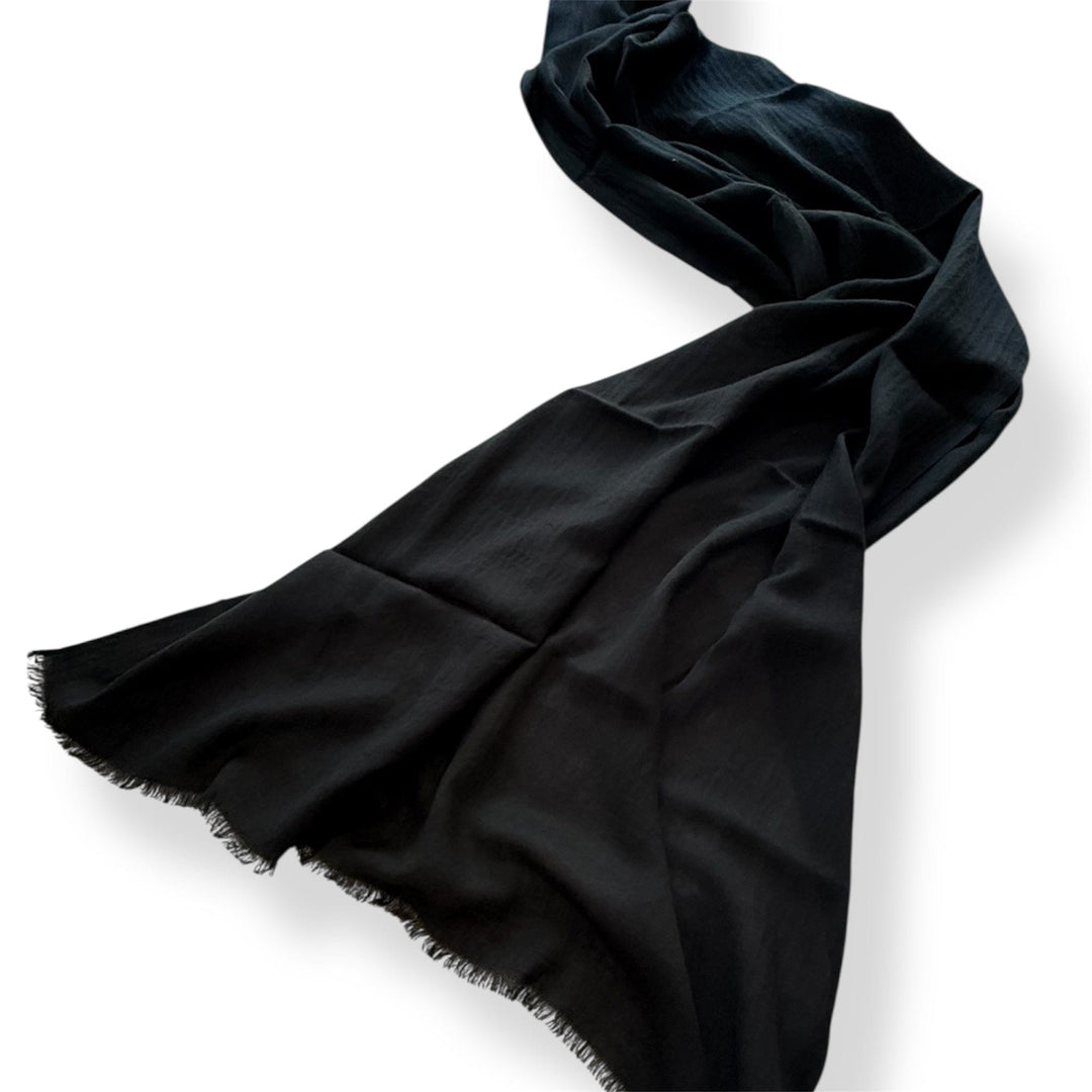 Scarves Australia Apparel & Accessories Luxury  Cashmere Shawl - Black Night