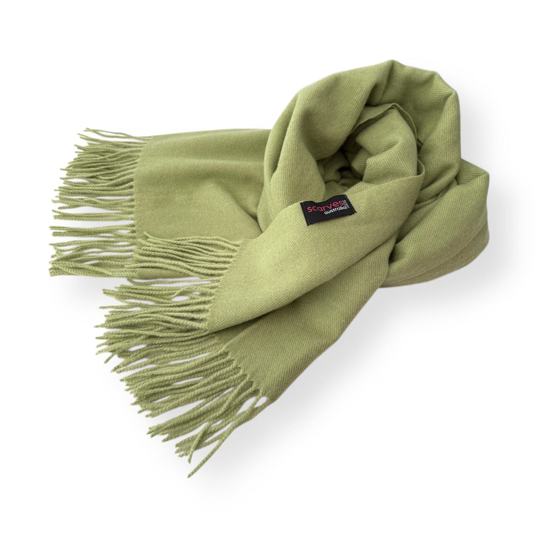Scarves Australia Apparel & Accessories 💥  Pashmina Shawl Sage Green - Extra Warmth