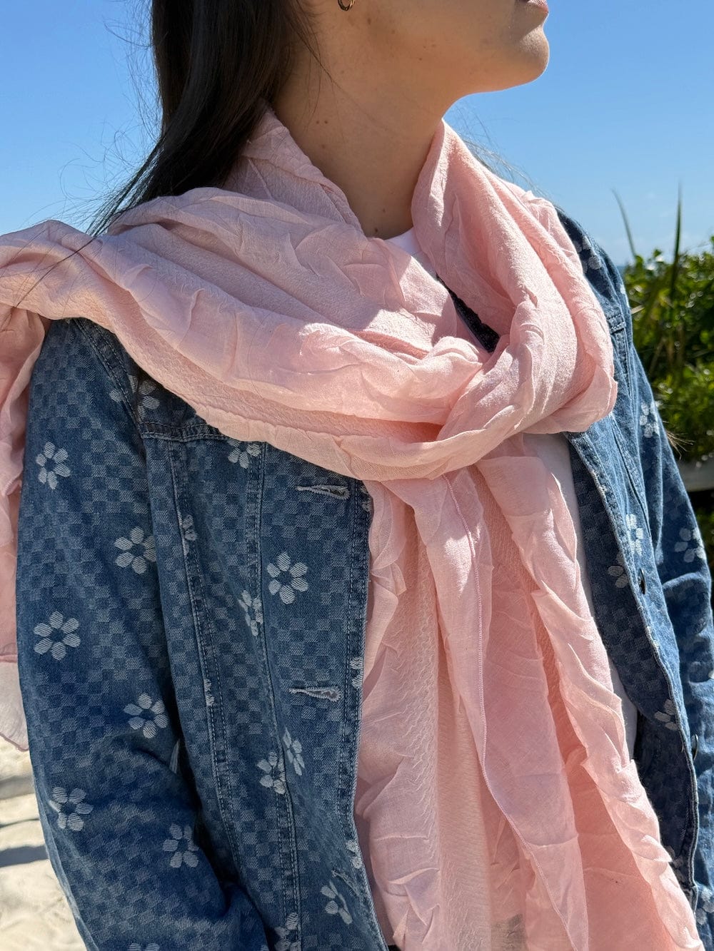 Scarves Australia Apparel & Accessories 🧚🏻‍♀️Scarf Shawl Soft Pink