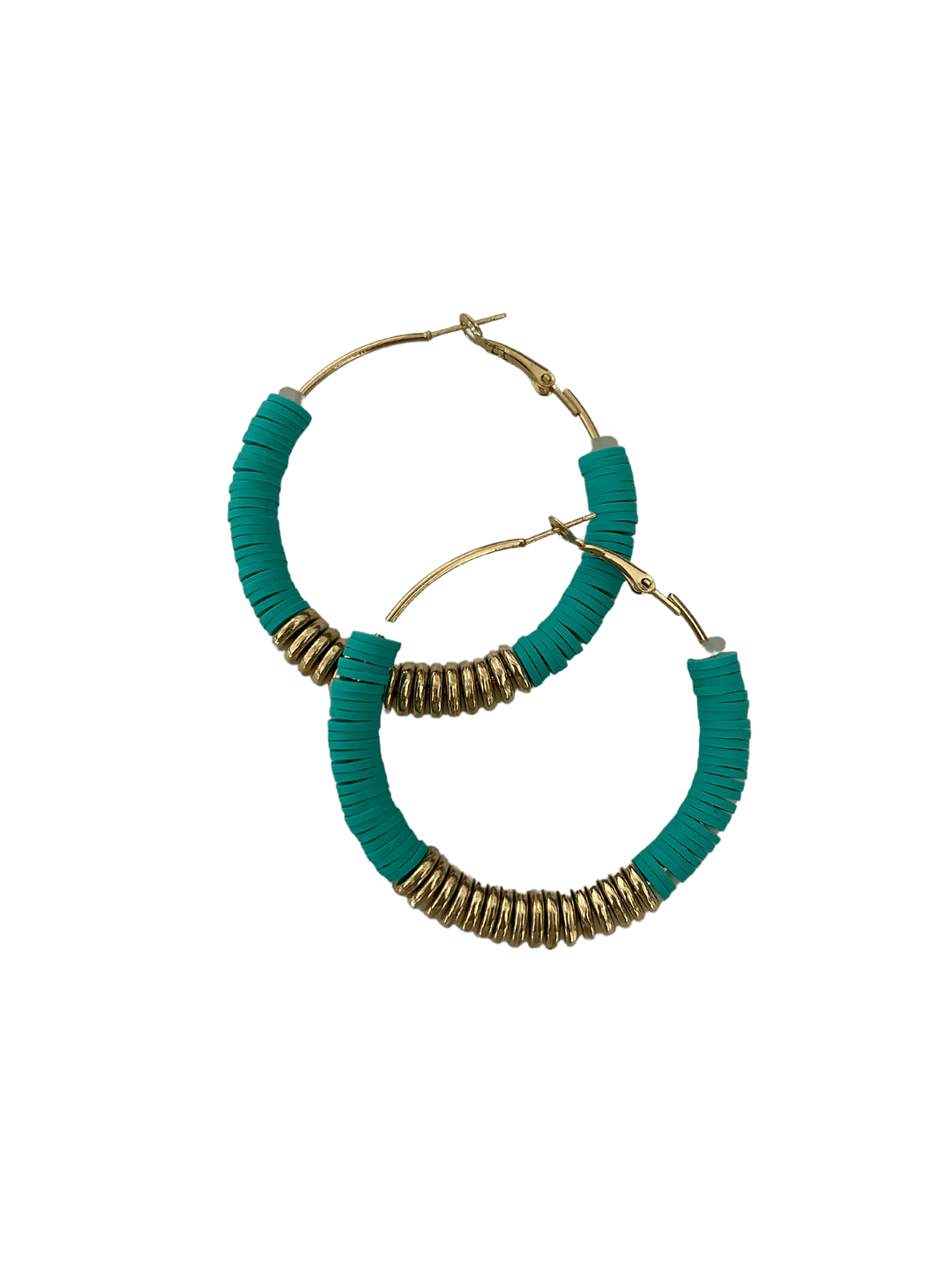 Scarves Australia Earrings Earrings - Fashion Hoops Turquoise