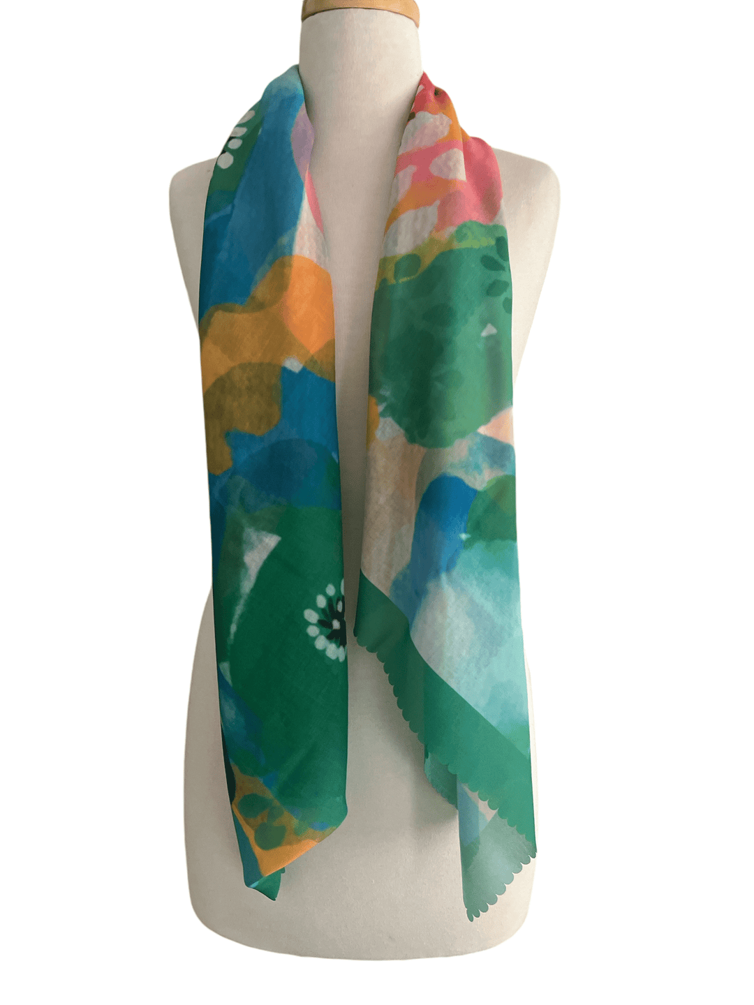 Scarves Australia Fashion Scarf Floral Scarf with Gift Box -Multicoloured Square Scarf