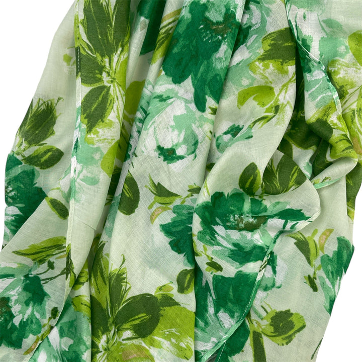 Scarves Australia Fashion Scarf Green Scarf - Floral Leaves