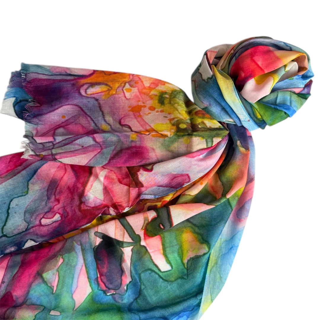 Scarves Australia Fashion Scarf Multicoloured Scarf - Colour Extravaganza