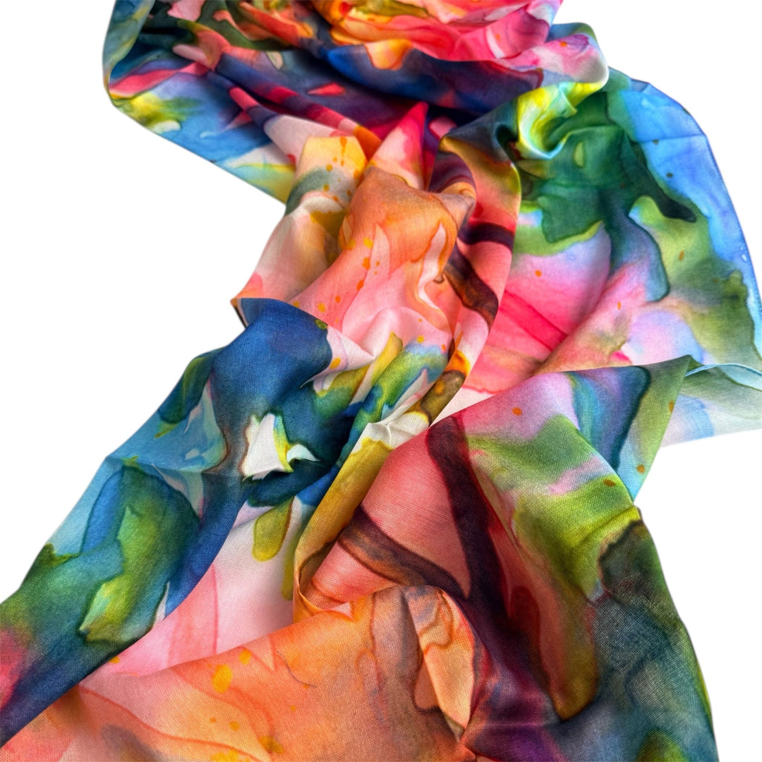 Scarves Australia Fashion Scarf Multicoloured Scarf - Colour Extravaganza
