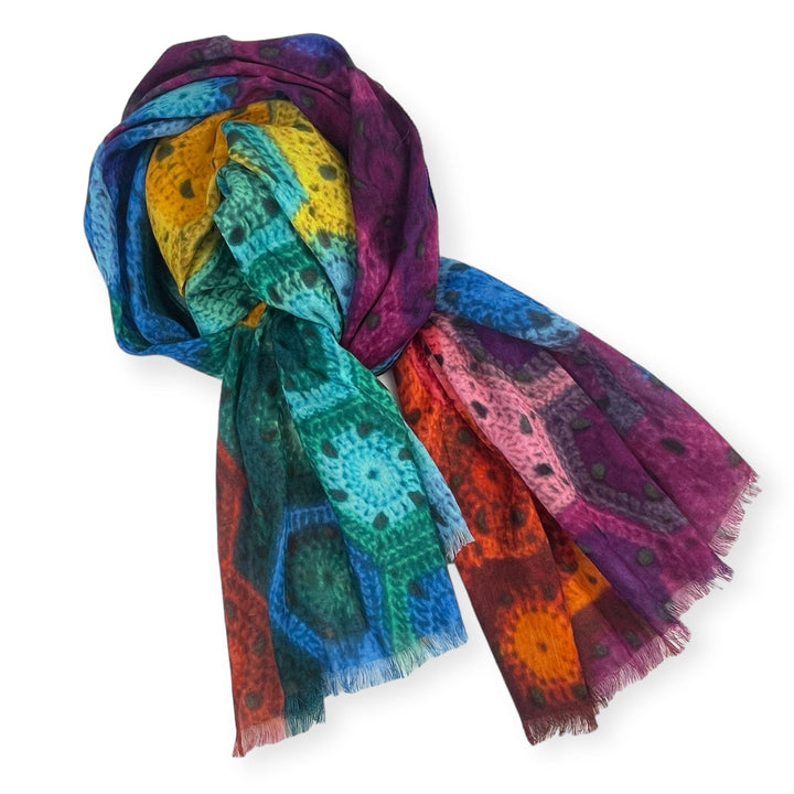 Scarves Australia Fashion Scarf Multicoloured Scarf - Kaleidoscope