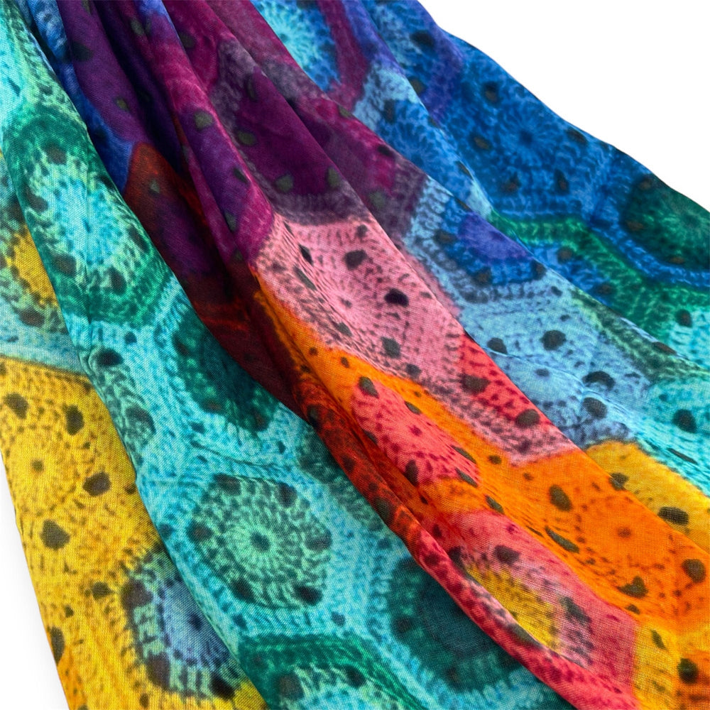 Scarves Australia Fashion Scarf Multicoloured Scarf - Kaleidoscope