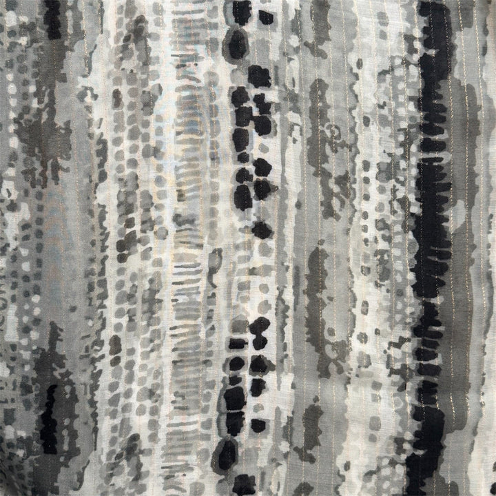 Scarves Australia Fashion Scarf Scarf - Classic Black Grey Mottled Stripe