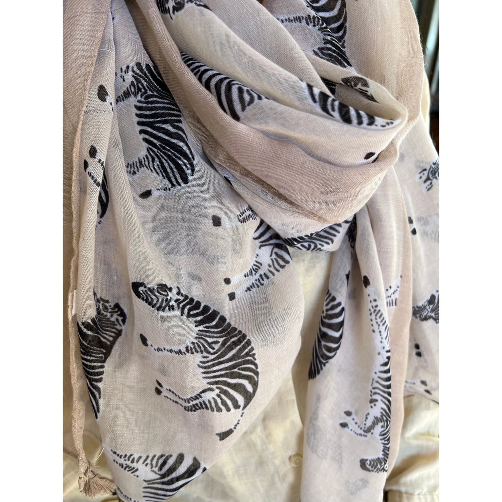 Scarves Australia Fashion Scarves Animal Print Scarf - Zebra