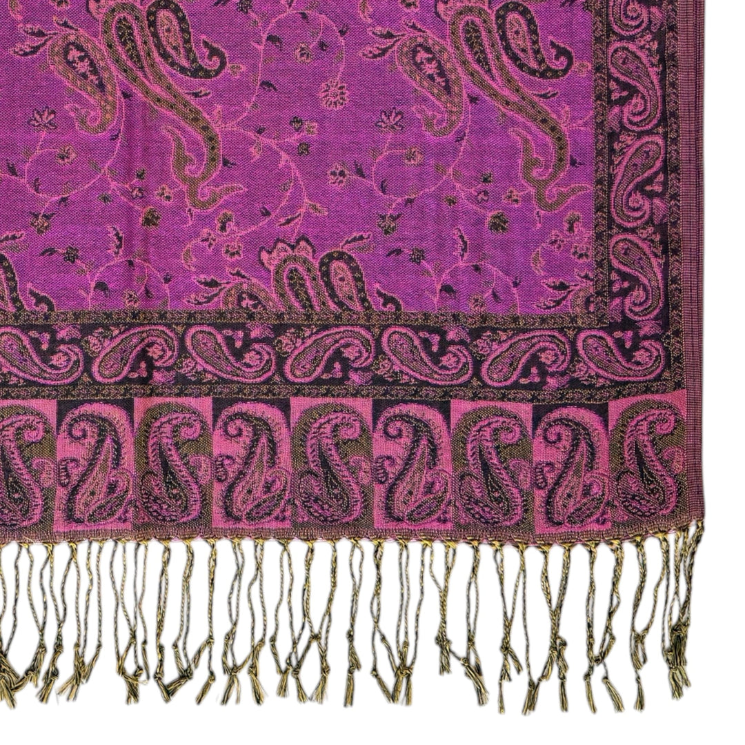Scarves Australia Fashion Scarves Deep Pink Paisley Scarf
