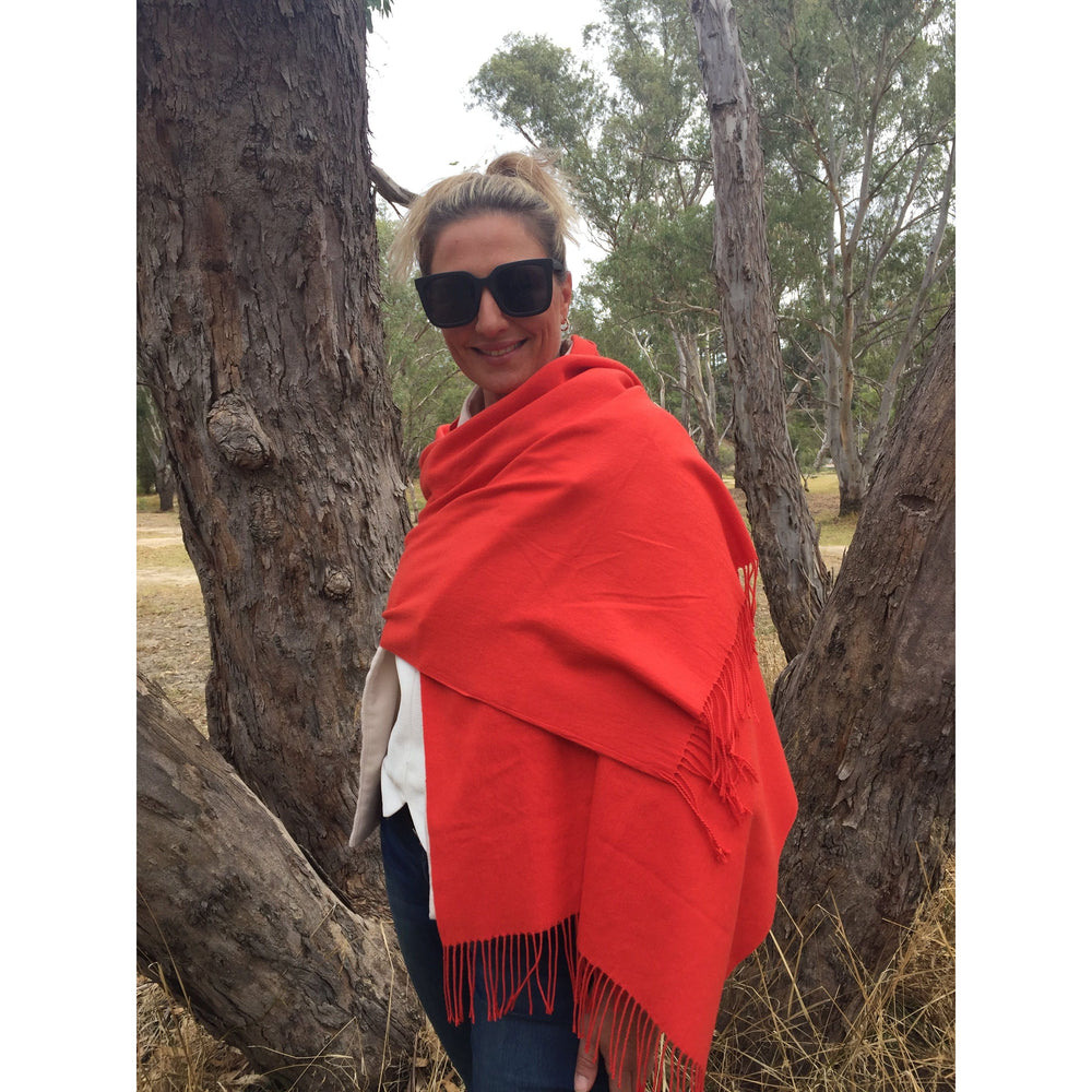 Scarves Australia Fashion Scarves Pashmina Shawl Bright Orange