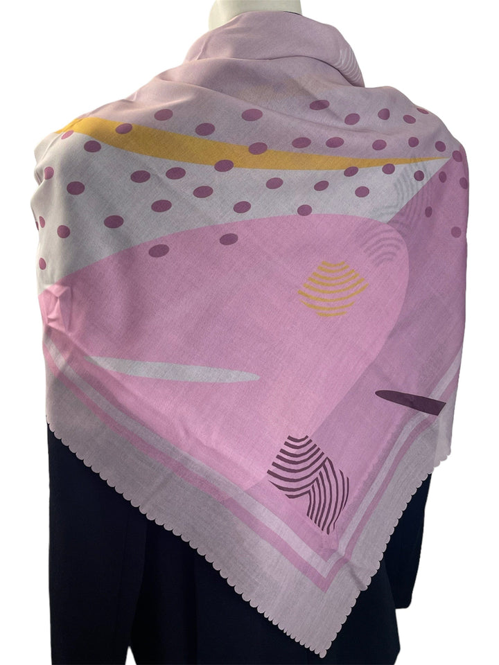 Scarves Australia Fashion Scarves Pink Lilac Pastel Scarf -Square Scarf w Gift Box