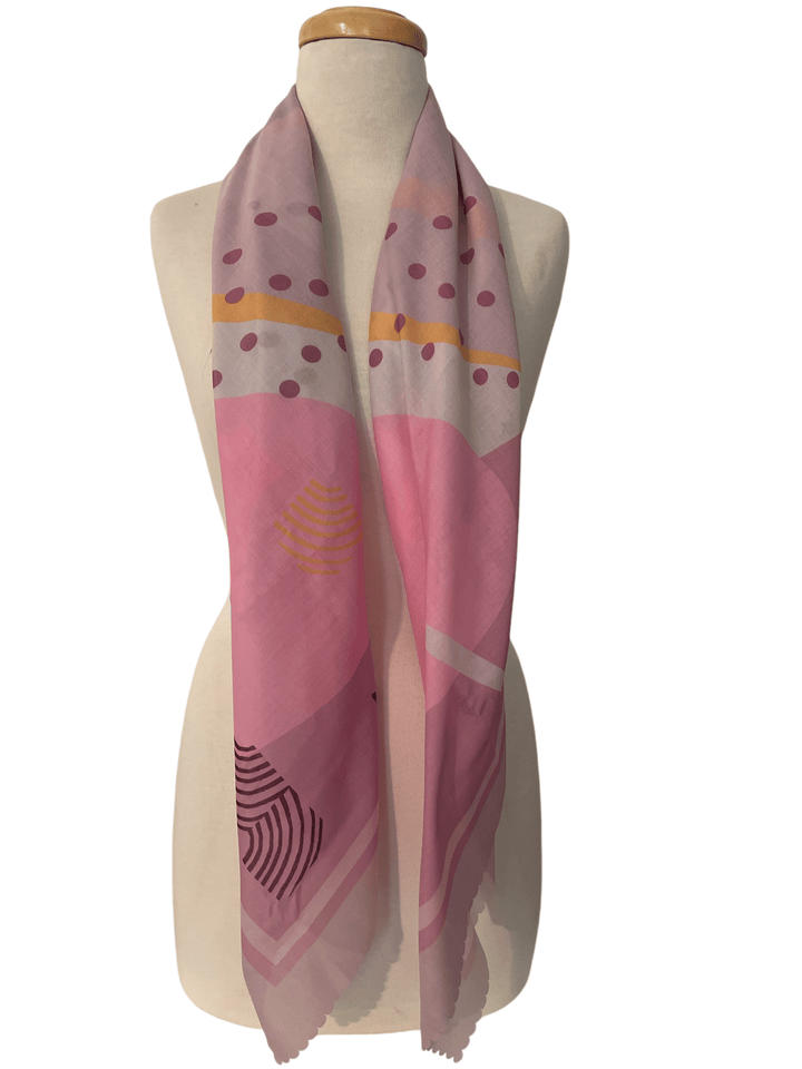 Scarves Australia Fashion Scarves Pink Lilac Pastel Scarf -Square Scarf w Gift Box