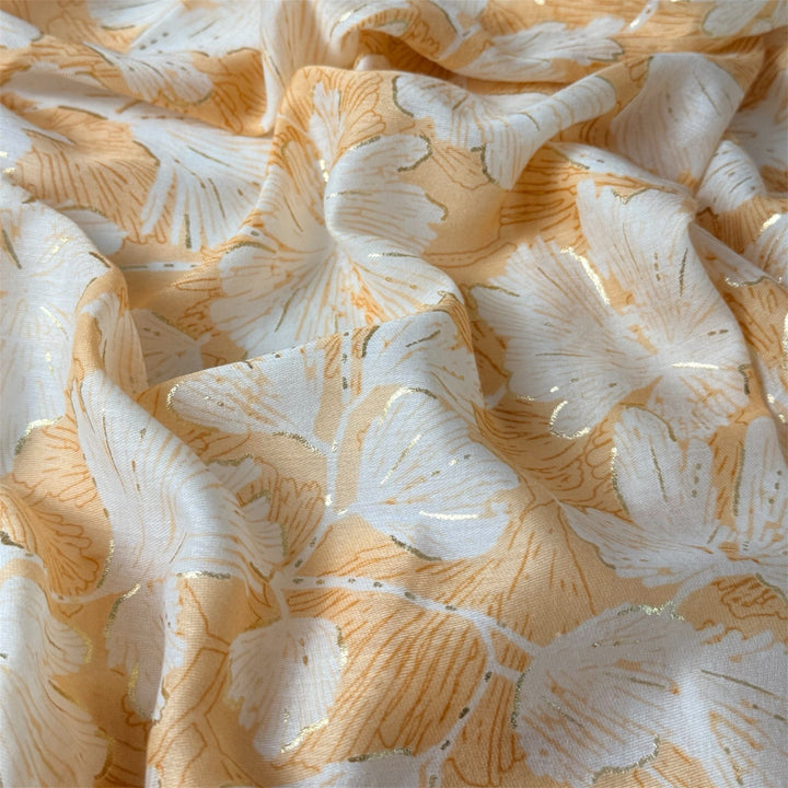 Scarves Australia Fashion Scarves Scarf - Warm Apricot Gold Foil