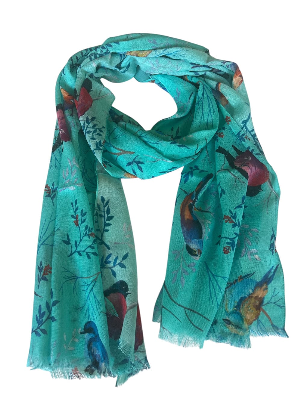 Scarves Australia Fashion Scarves Turquoise Bird Scarf