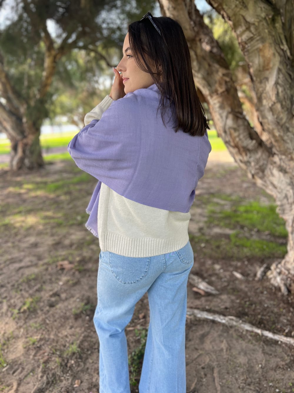 Scarves Australia Luxury Scarf Luxury Shawl Cashmere - Lavender