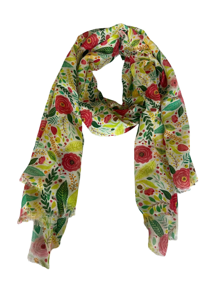 Scarves Australia Luxury Scarf NEW! Floral Scarf - Spring Garden