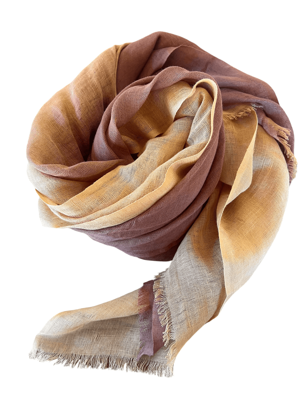 Scarves Australia Luxury Scarves Cotton Linen Scarf Chocolate and Caramel