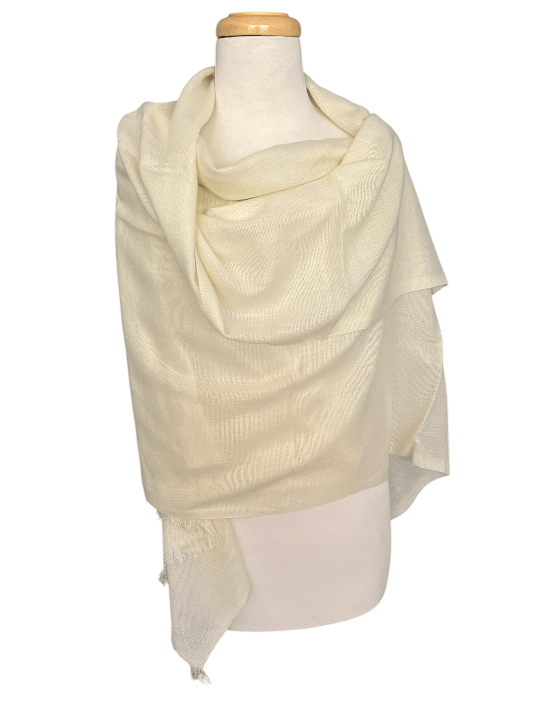 Scarves Australia Luxury Scarves Luxury Pashmina Shawl - Pure Cashmere - Off White Cream