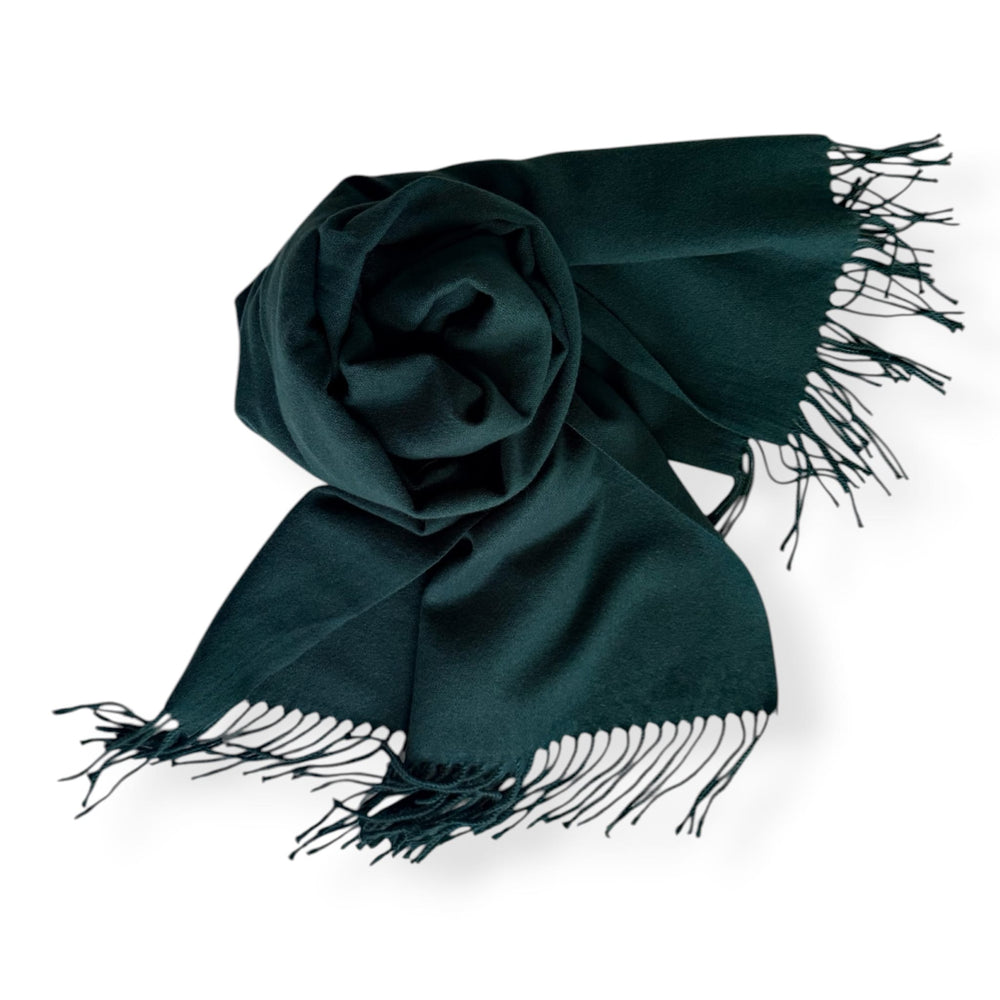 Scarves Australia Luxury Scarves Pashmina Shawl Dark Forest Green
