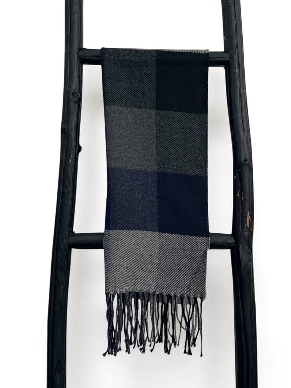 Scarves Australia Mens Scarves Mens Scarf - Blue Grey Check