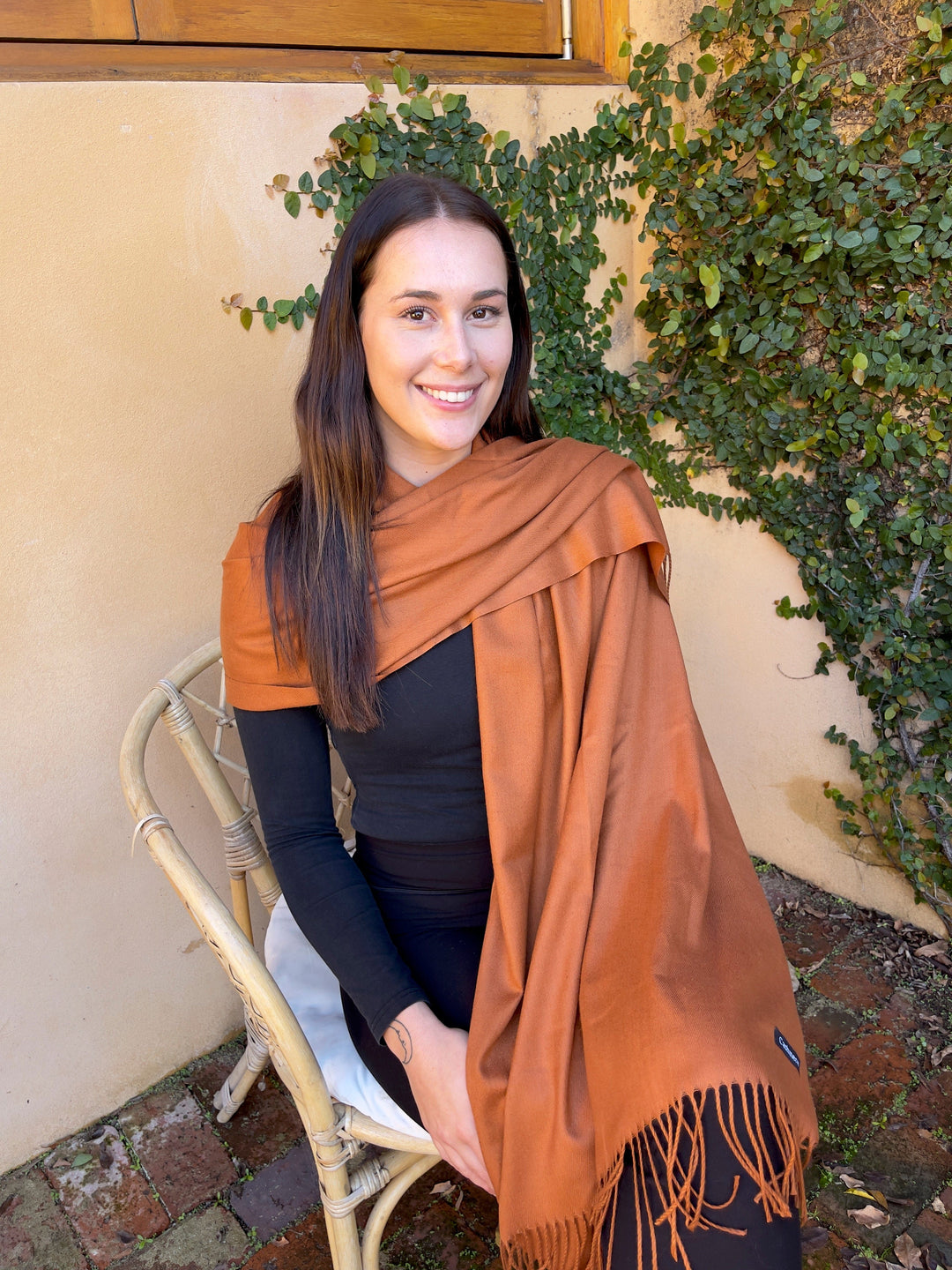 Scarves Australia Pashmina Shawls Pashmina Shawl - Cayenne Pepper