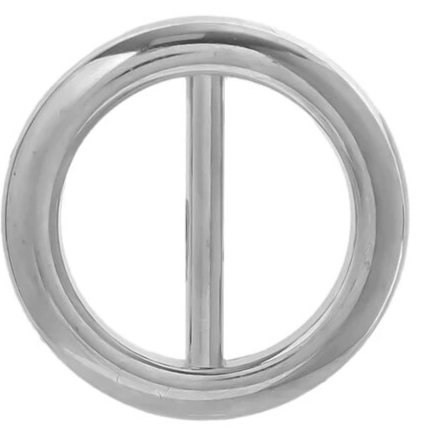Scarves Australia Scarf Circle Pin - Silver