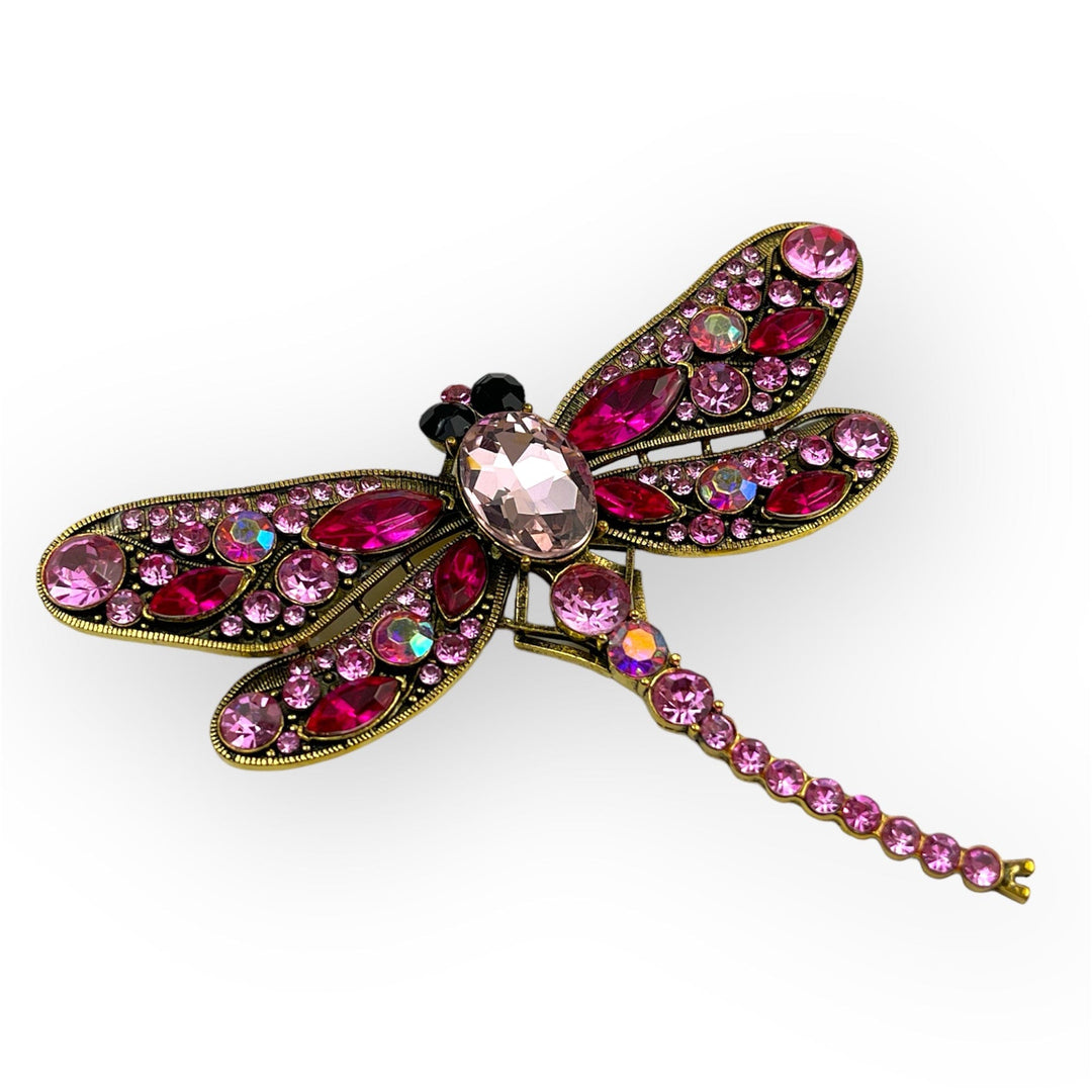 Scarves Australia Scarf pins Dragonfly Brooch - Pink