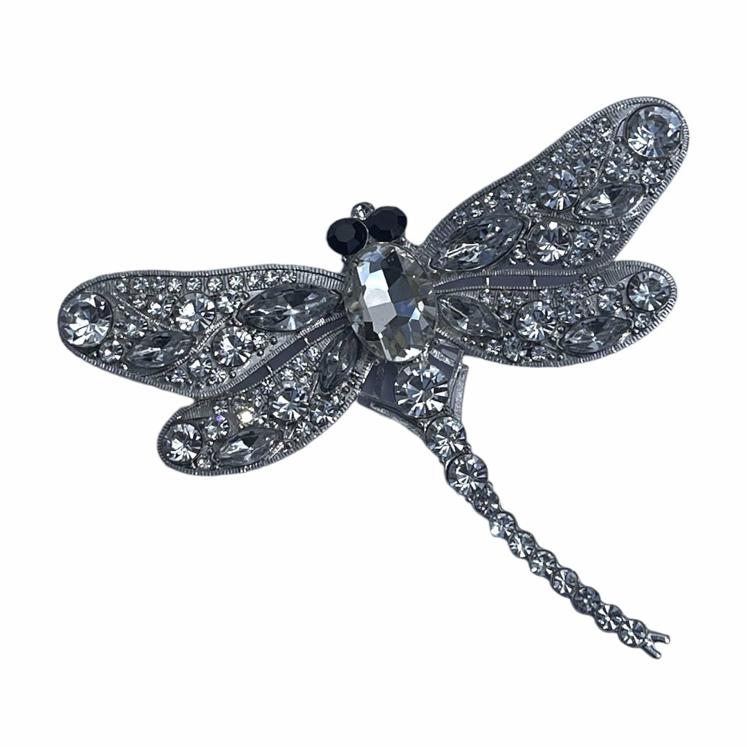 Scarves Australia Scarf pins Dragonfly Brooch - Silver