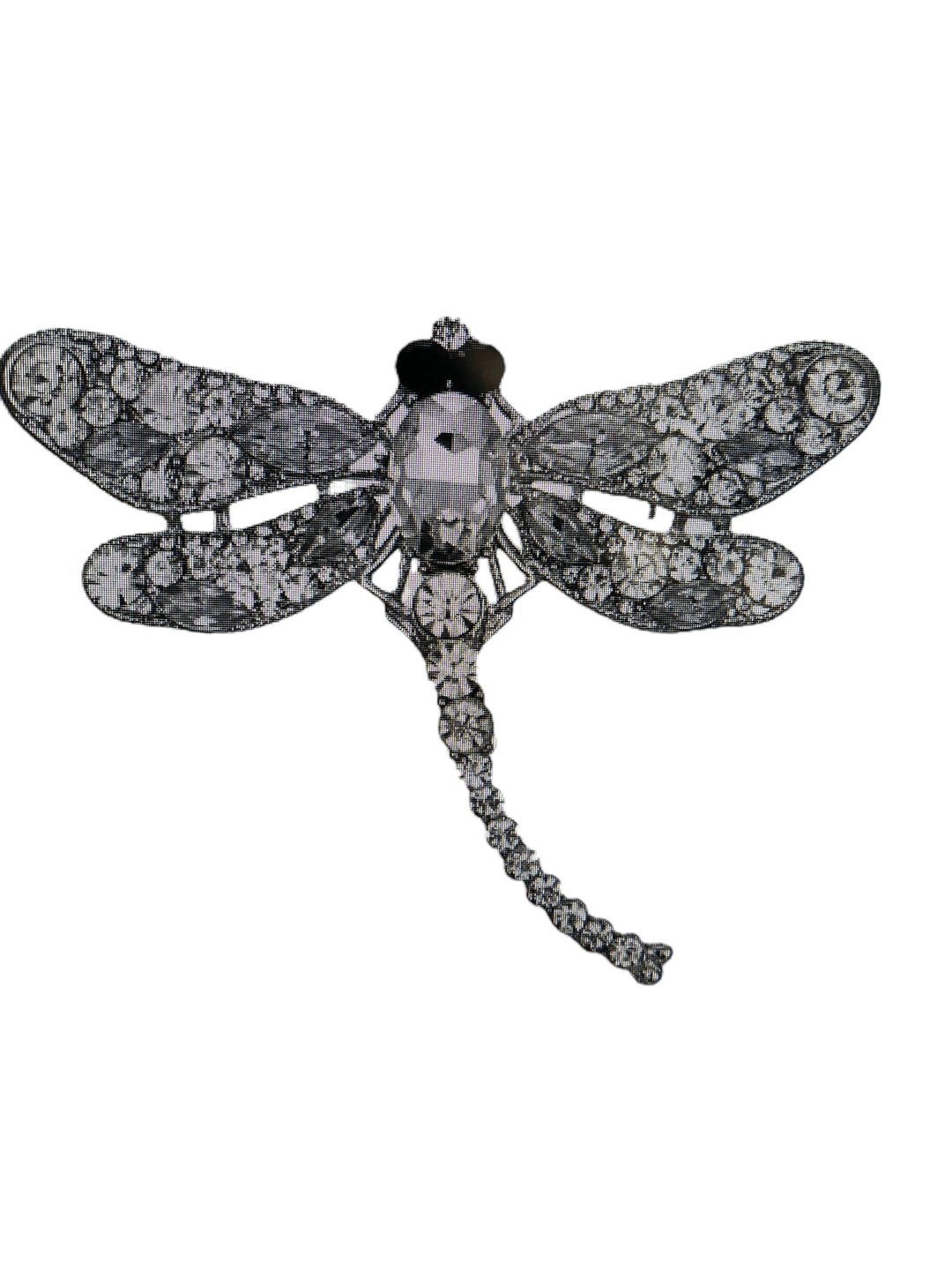 Scarves Australia Scarf pins Dragonfly Brooch - Silver