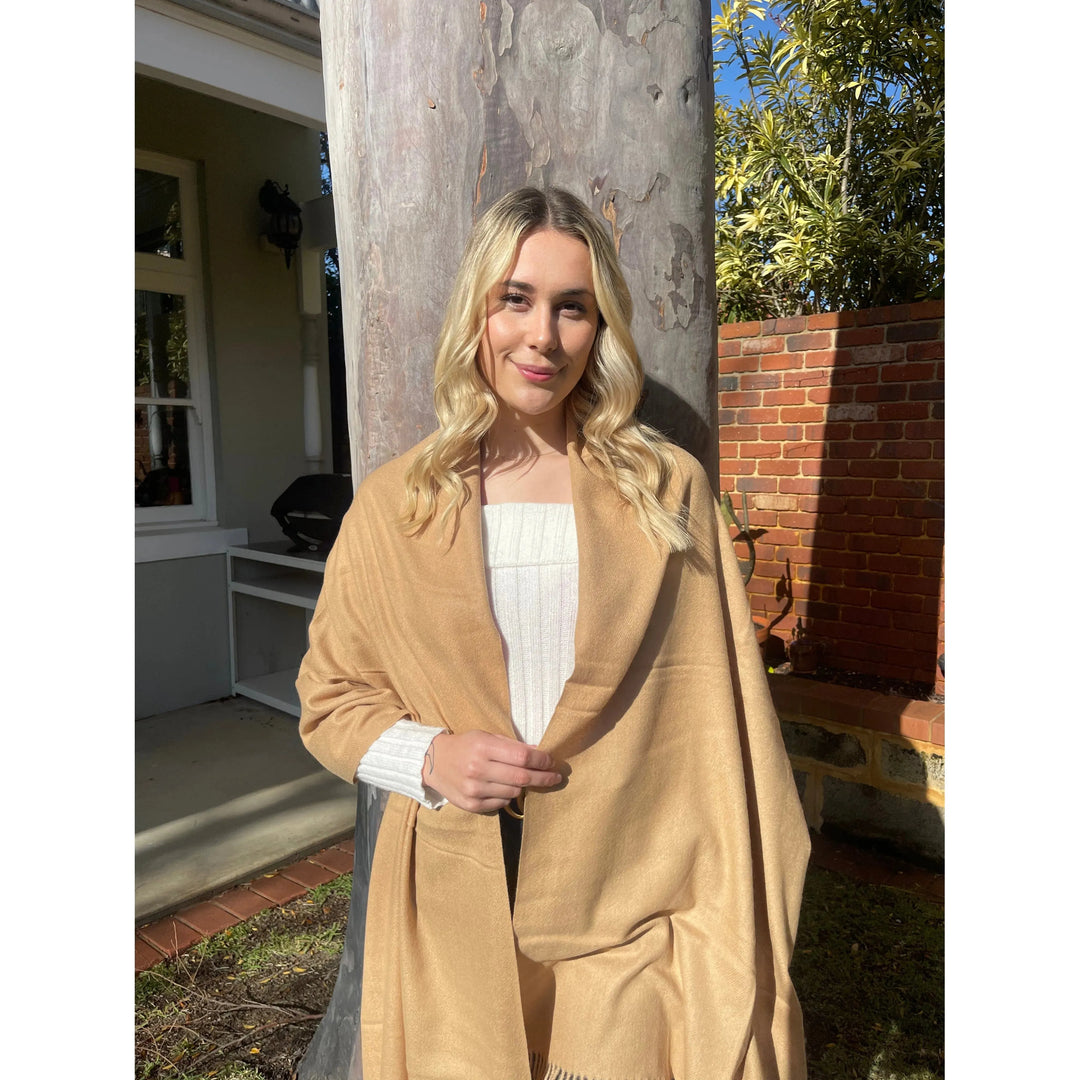 Warm pashmina top shawl