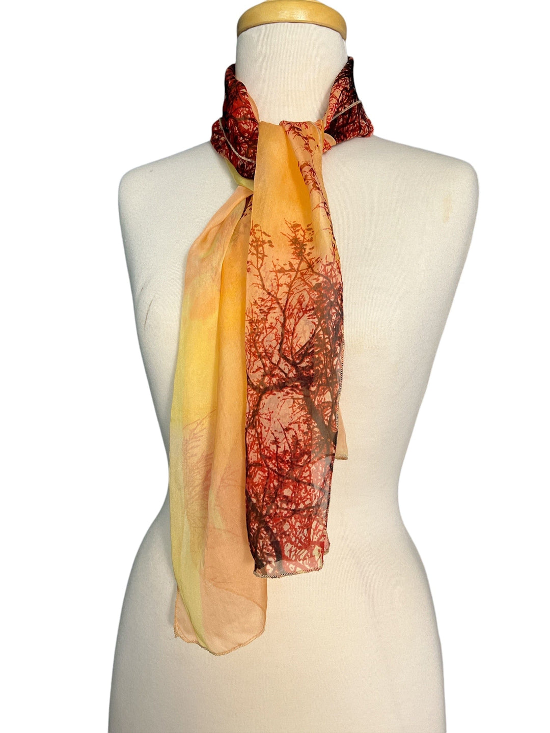 Scarves Australia Silk Scarf Silk Scarf - Autumn Canopy