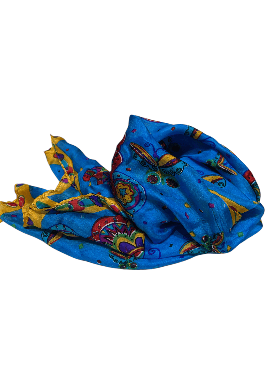 Scarves Australia Silk Scarf 🦋 Silk Scarf - Butterfly Blue