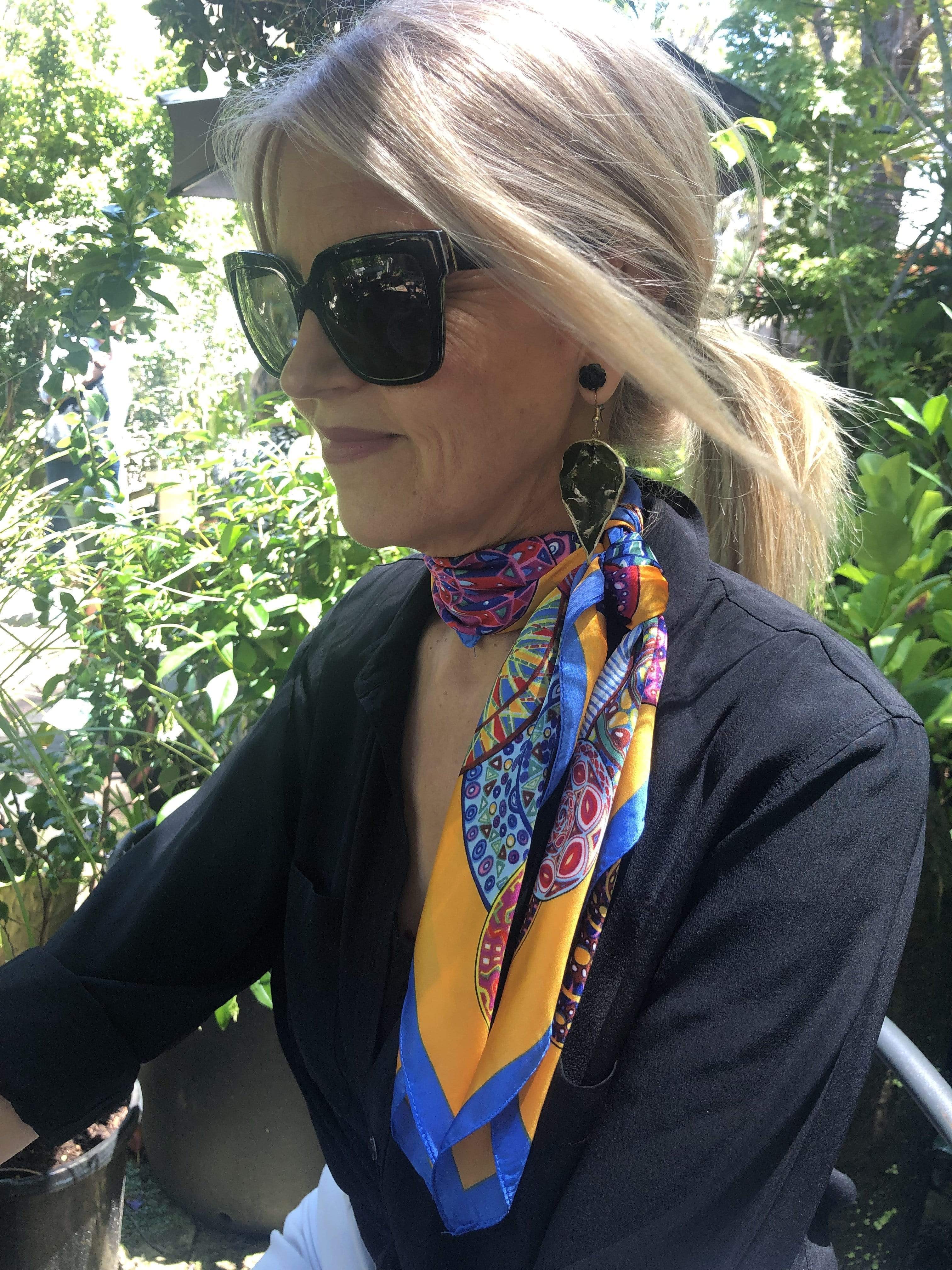 Silk scarf best sale