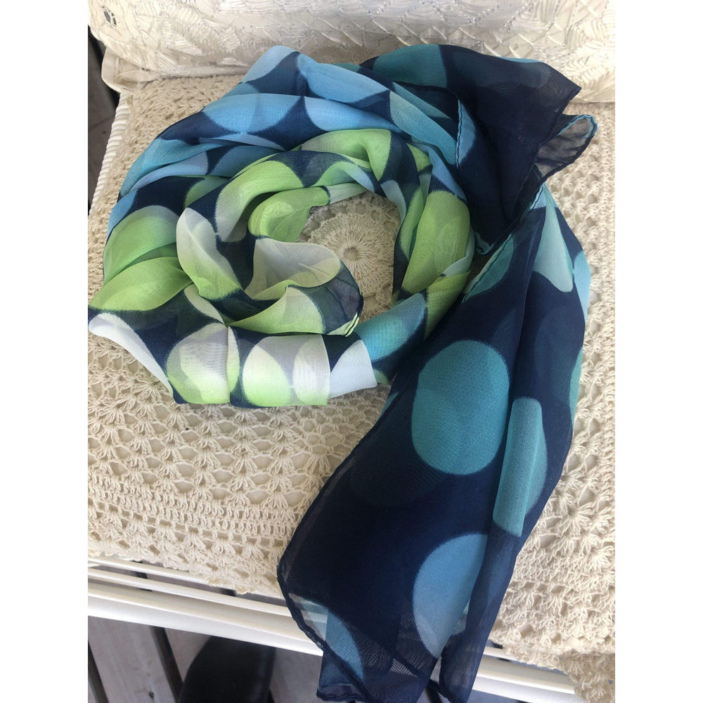 Scarves Australia Fashion Scarves Dot Scarf -Turquoise Green Summer Scarf