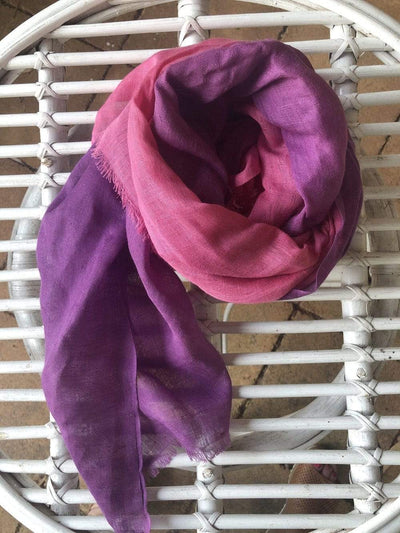 Scarves Australia Luxury Scarves Linen Cotton Scarf Hot Pink Purple