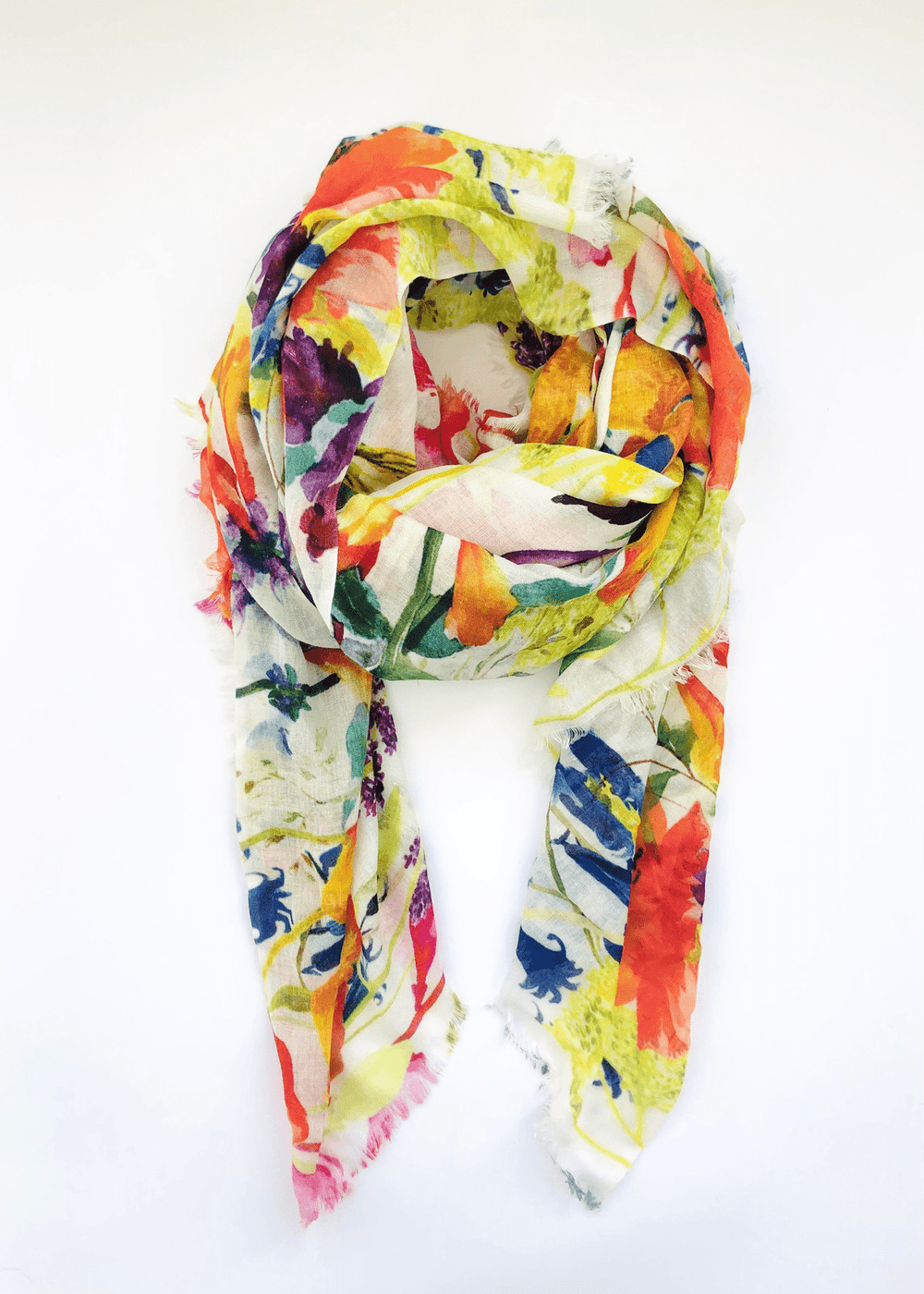 Scarves Australia Scarves & Shawls Multicoloured Scarf - Floral Scarf Modal